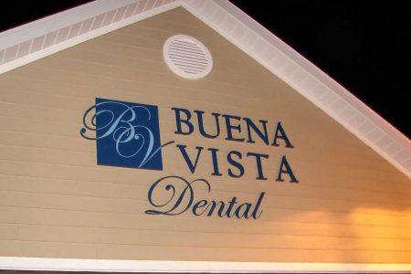 Buena Vista Dental wall letters