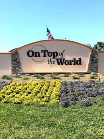 On Top Of The World monument sign